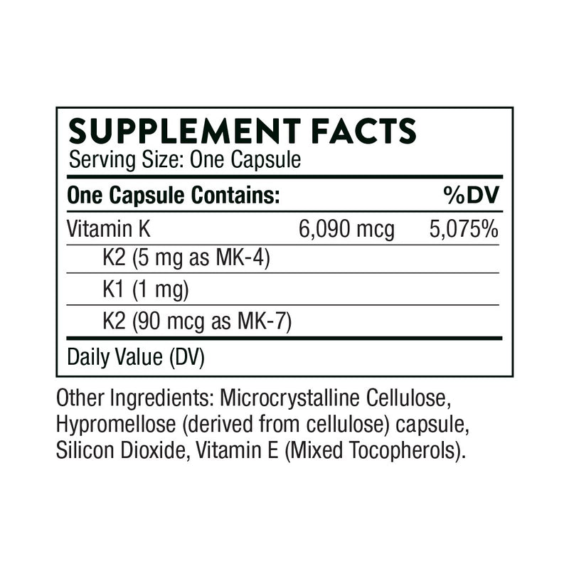 Vitamin K - formerly 3-K Complete