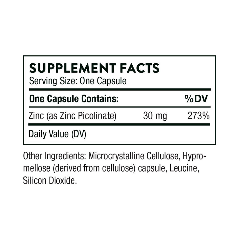 Zinc Picolinate 30 mg - NSF Certified for Sport