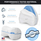 LOSA Therapeutic Knee Pillow - Soothing Pain Relief for Sciatica, Back, Hips, Knees, Joints